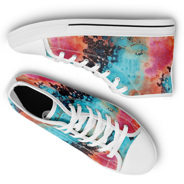 Chokefish™ Urban Peak Retro High Tops-Acid-Wash-005